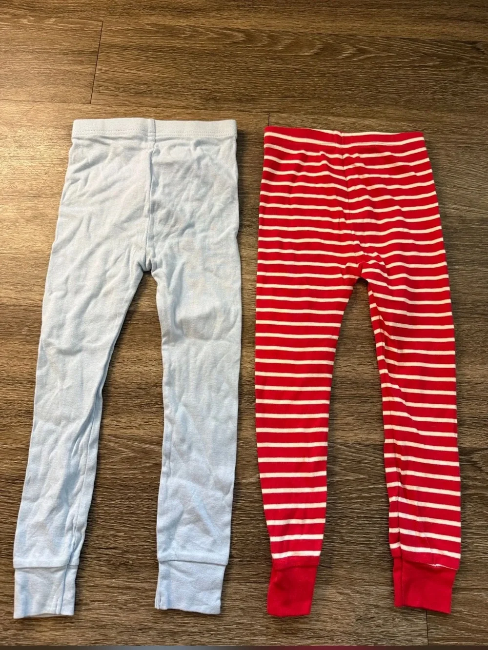FINAL SALE Old Navy 100% Cotton PJ Pants 2-PACK Light Blue & Candy Cane